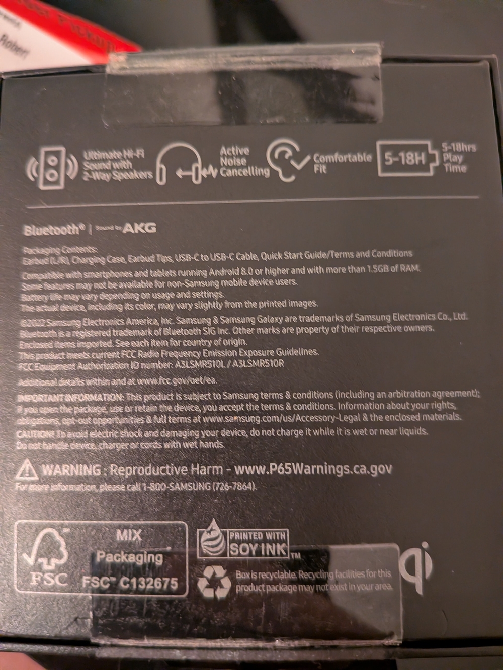 Samsung Galaxy Buds2 Pro Earbuds – Black Finish - Picture 5 of 6